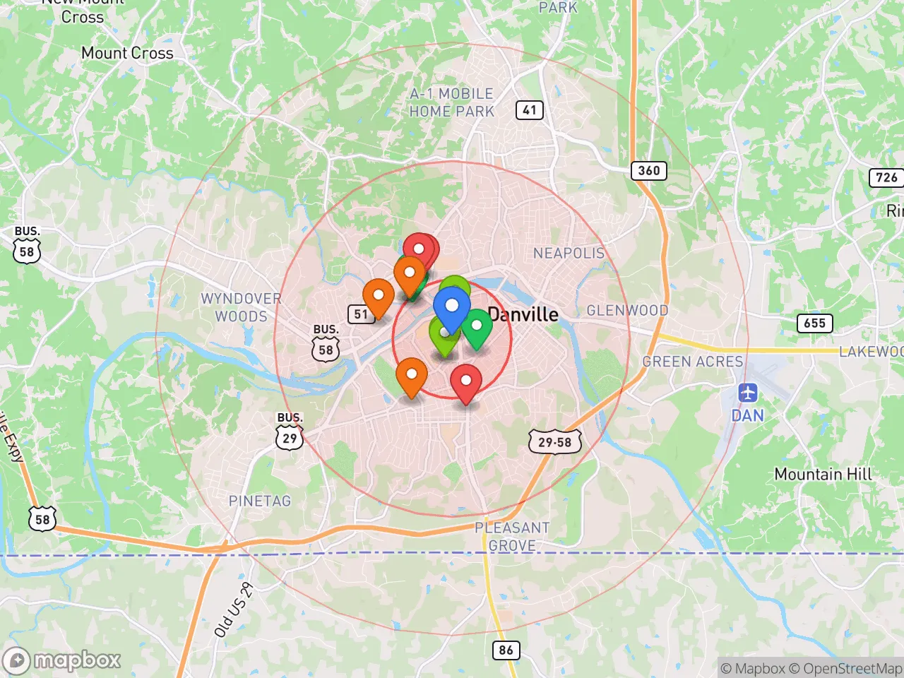 Hood Index scan area
