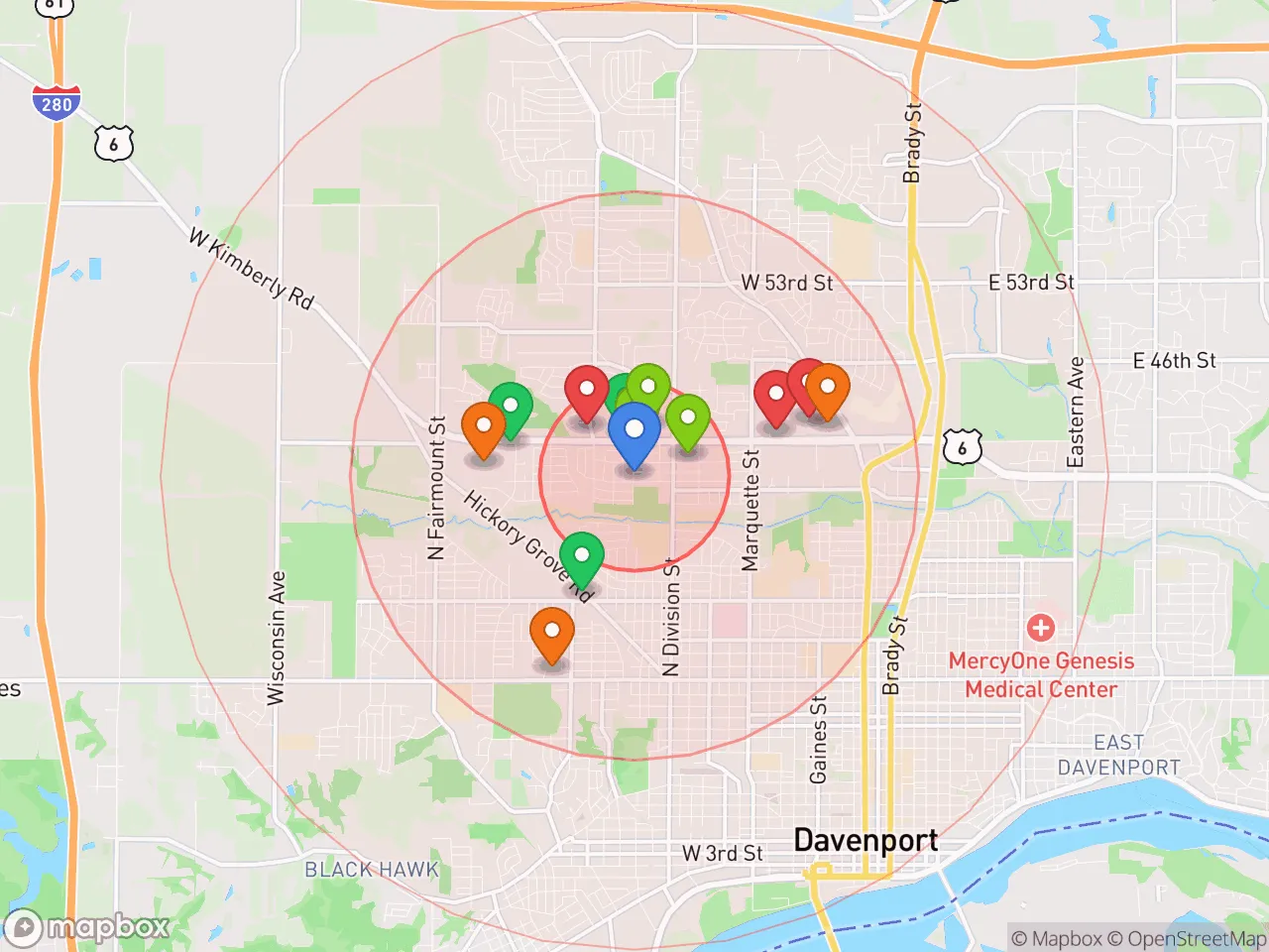 Hood Index scan area