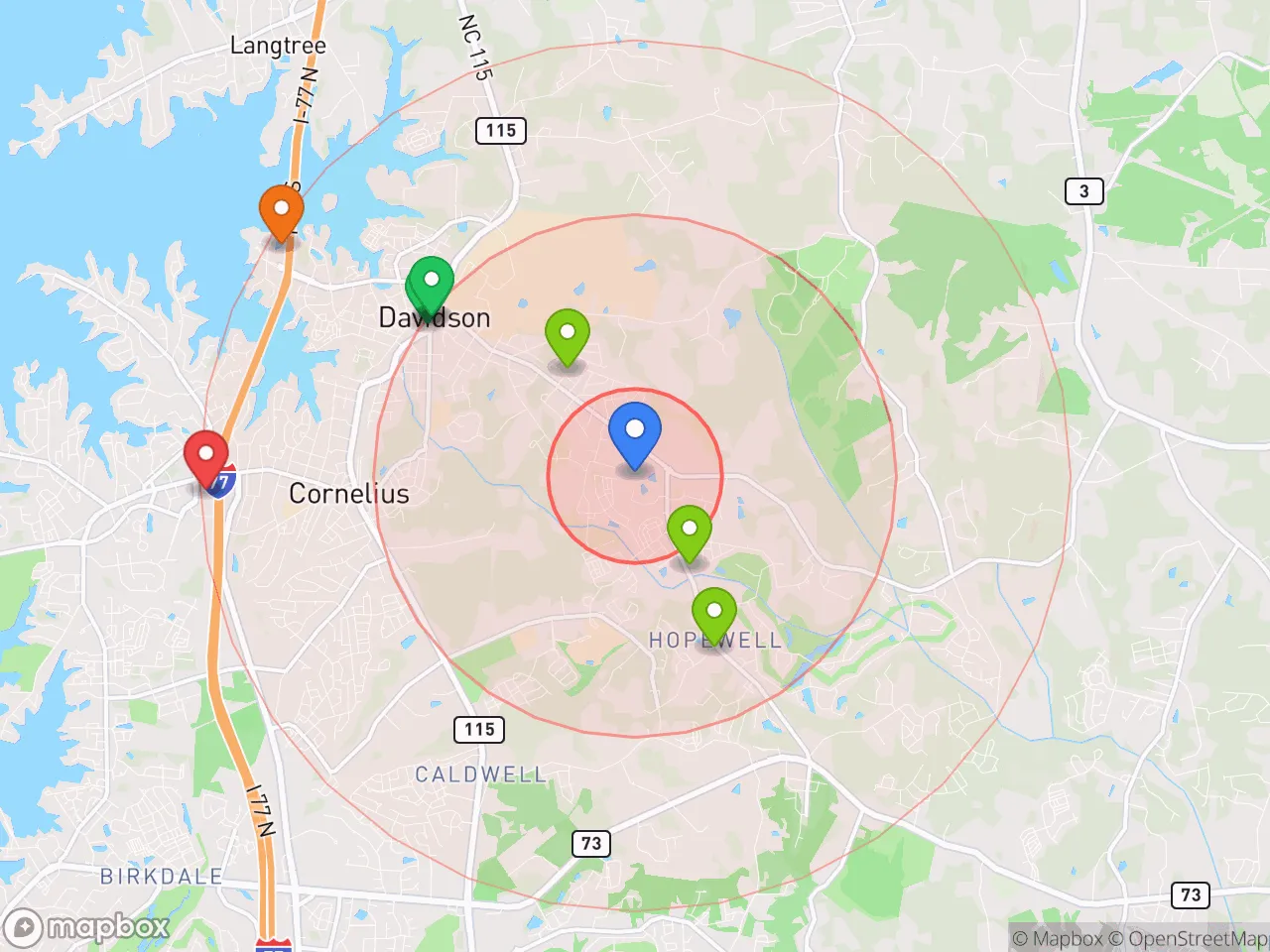 Hood Index scan area