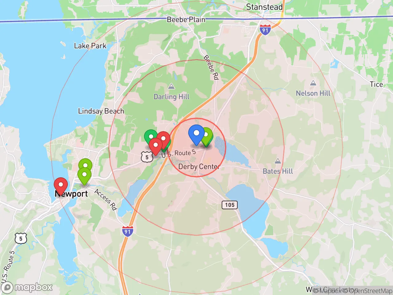 Hood Index scan area
