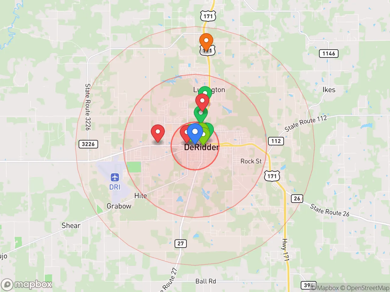 Hood Index scan area