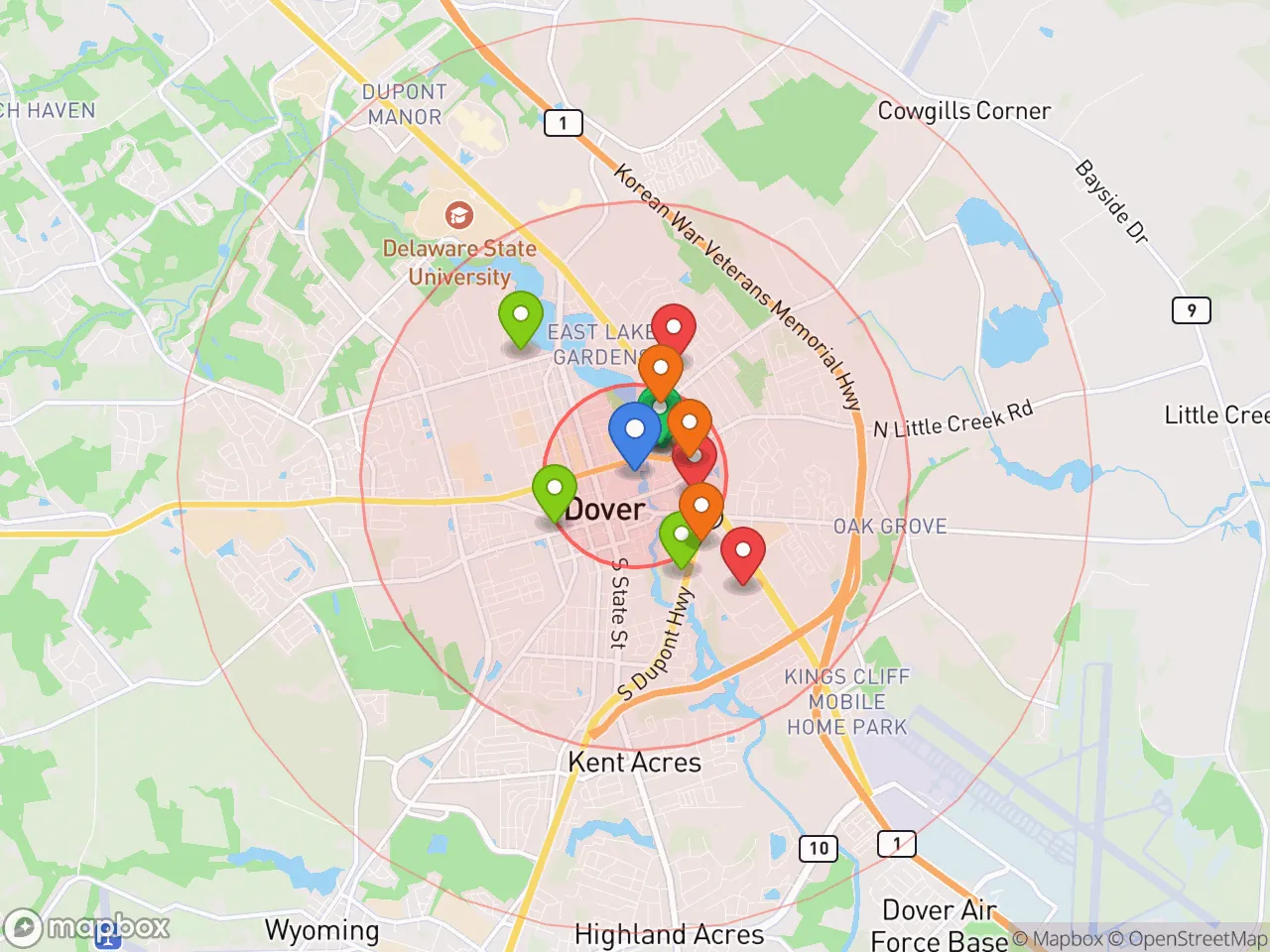 Hood Index scan area