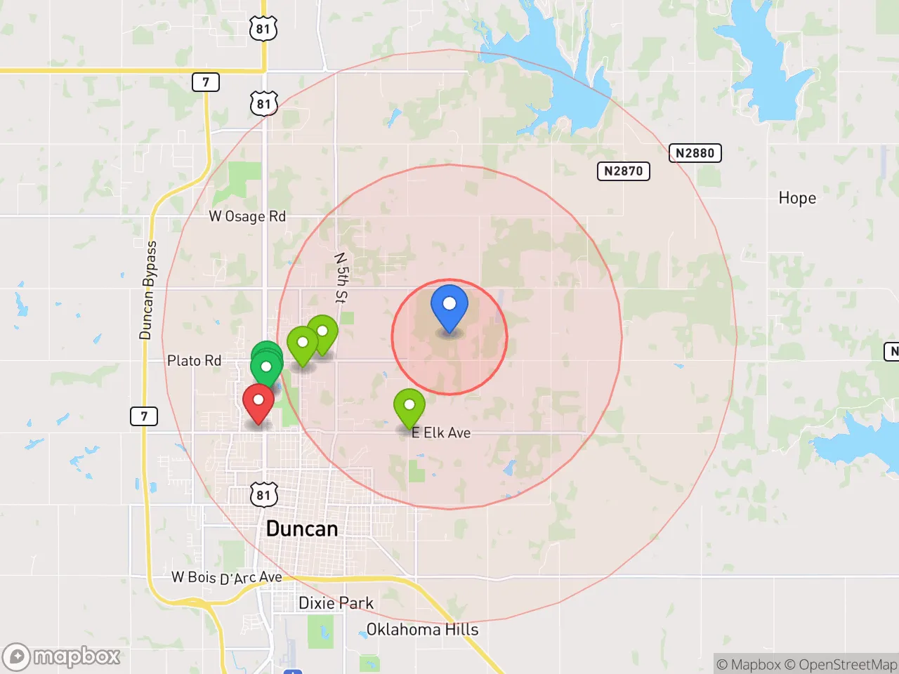 Hood Index scan area