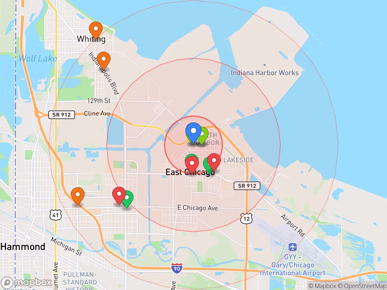 Hood Index scan area