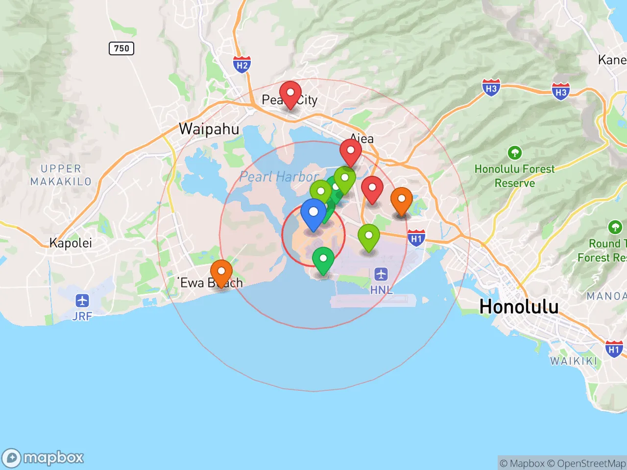 Hood Index scan area