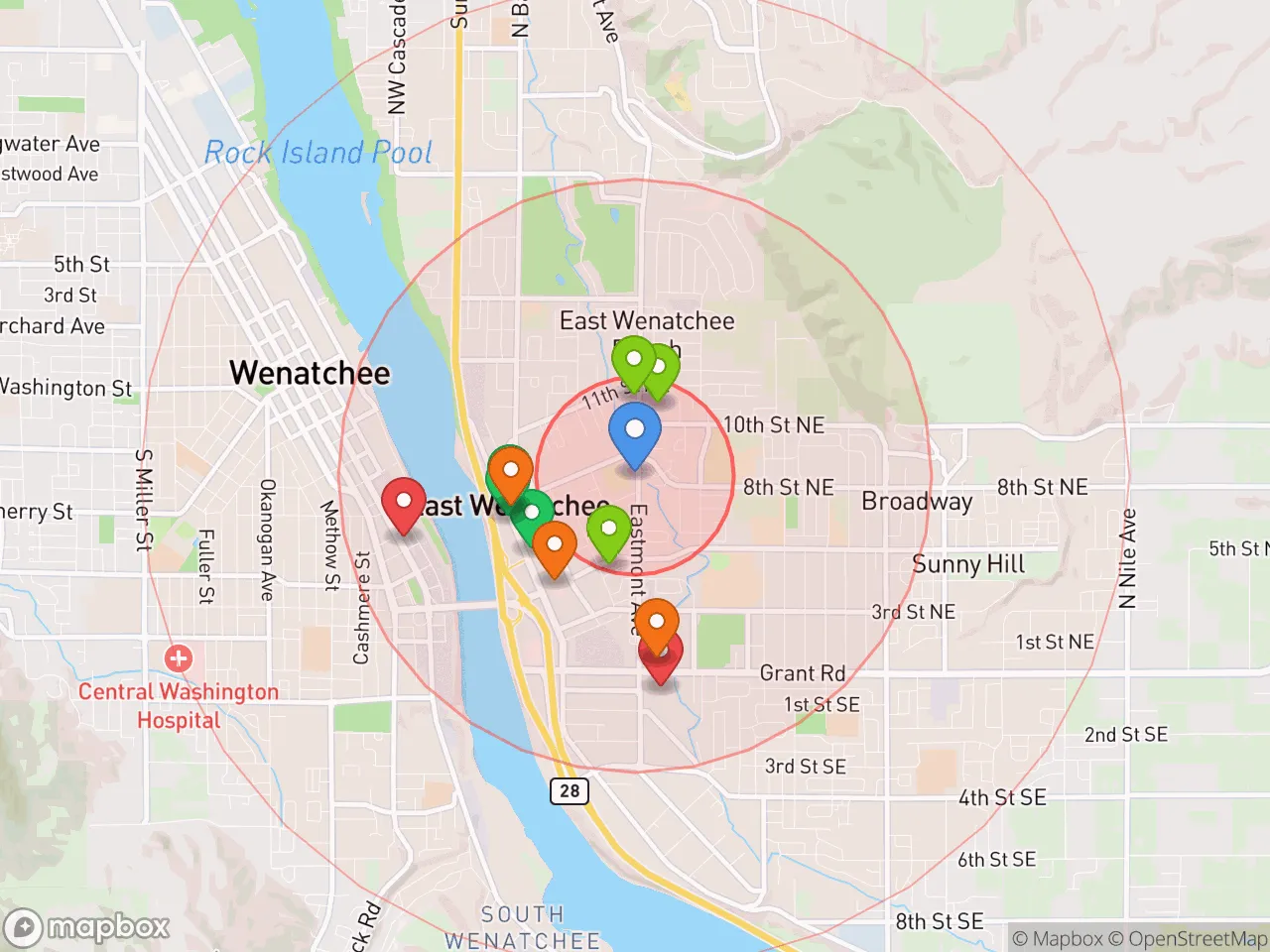 Hood Index scan area
