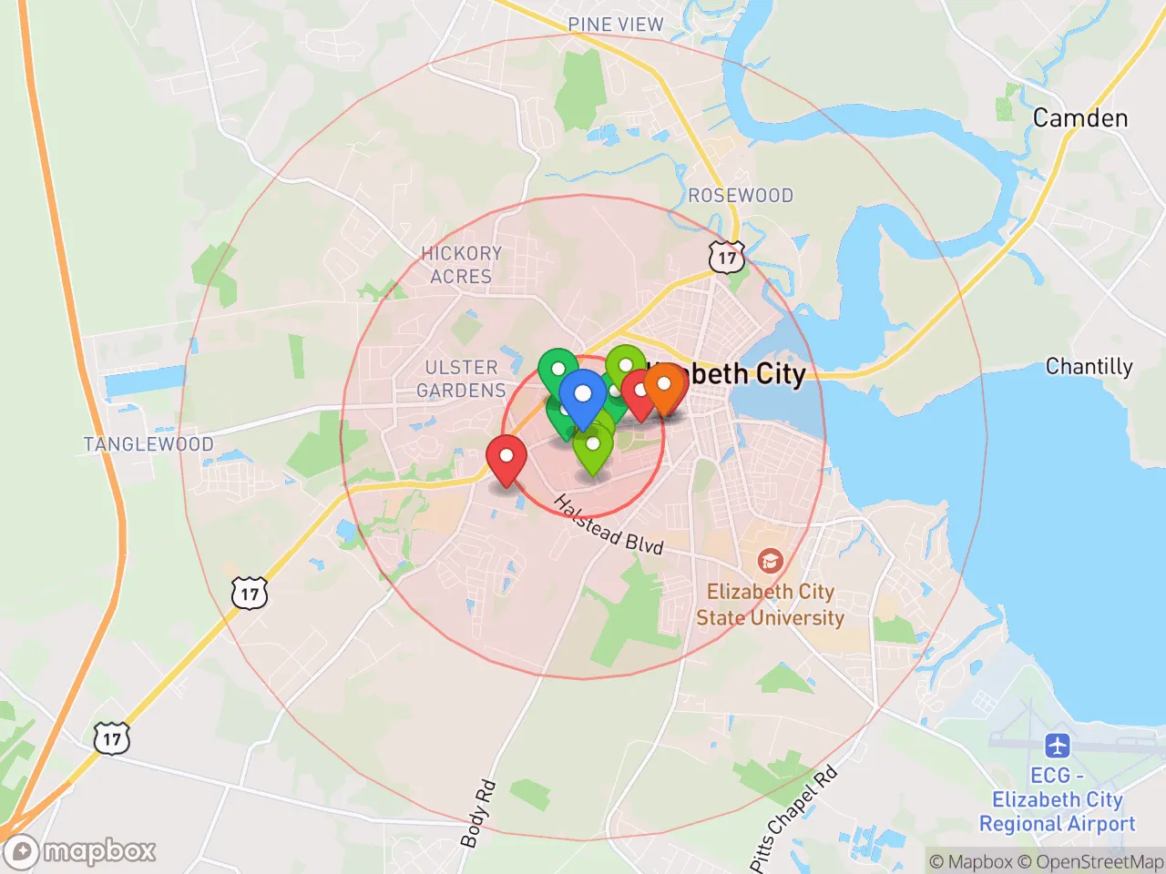 Hood Index scan area