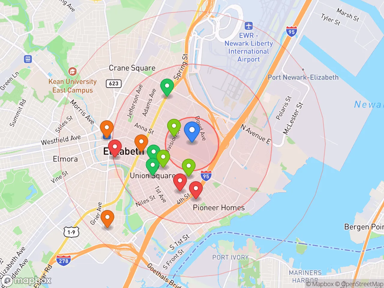 Hood Index scan area