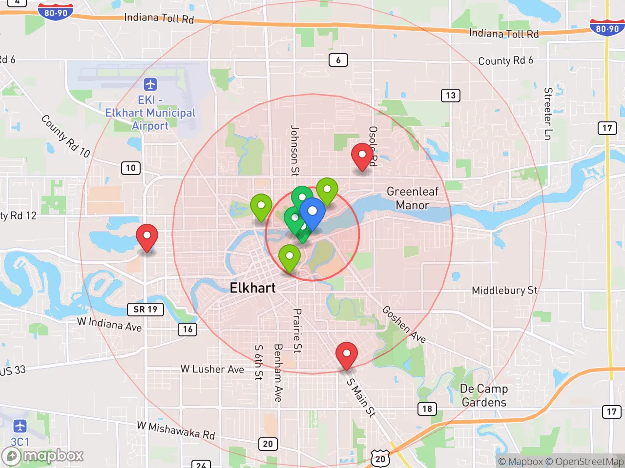 Hood Index scan area