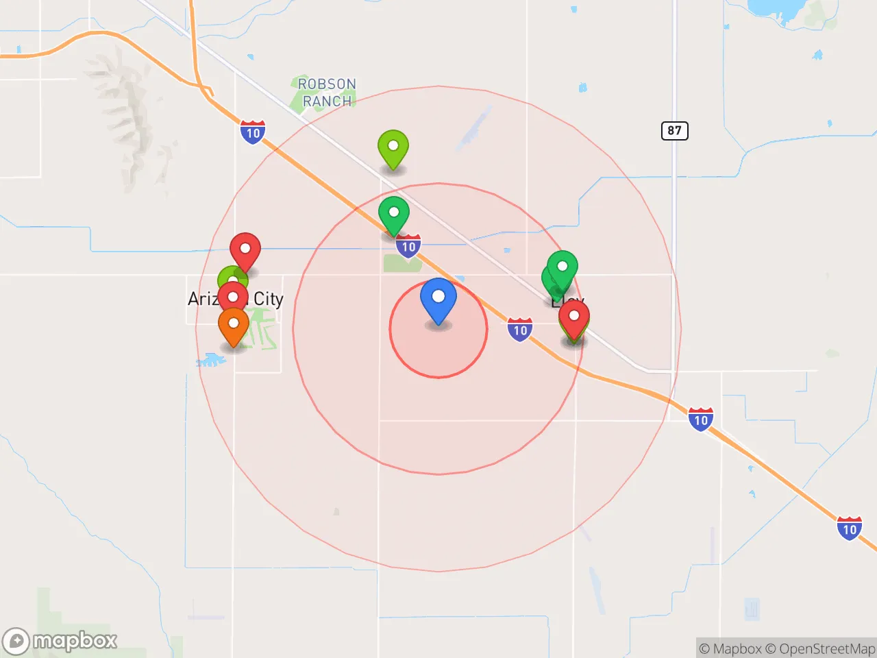 Hood Index scan area