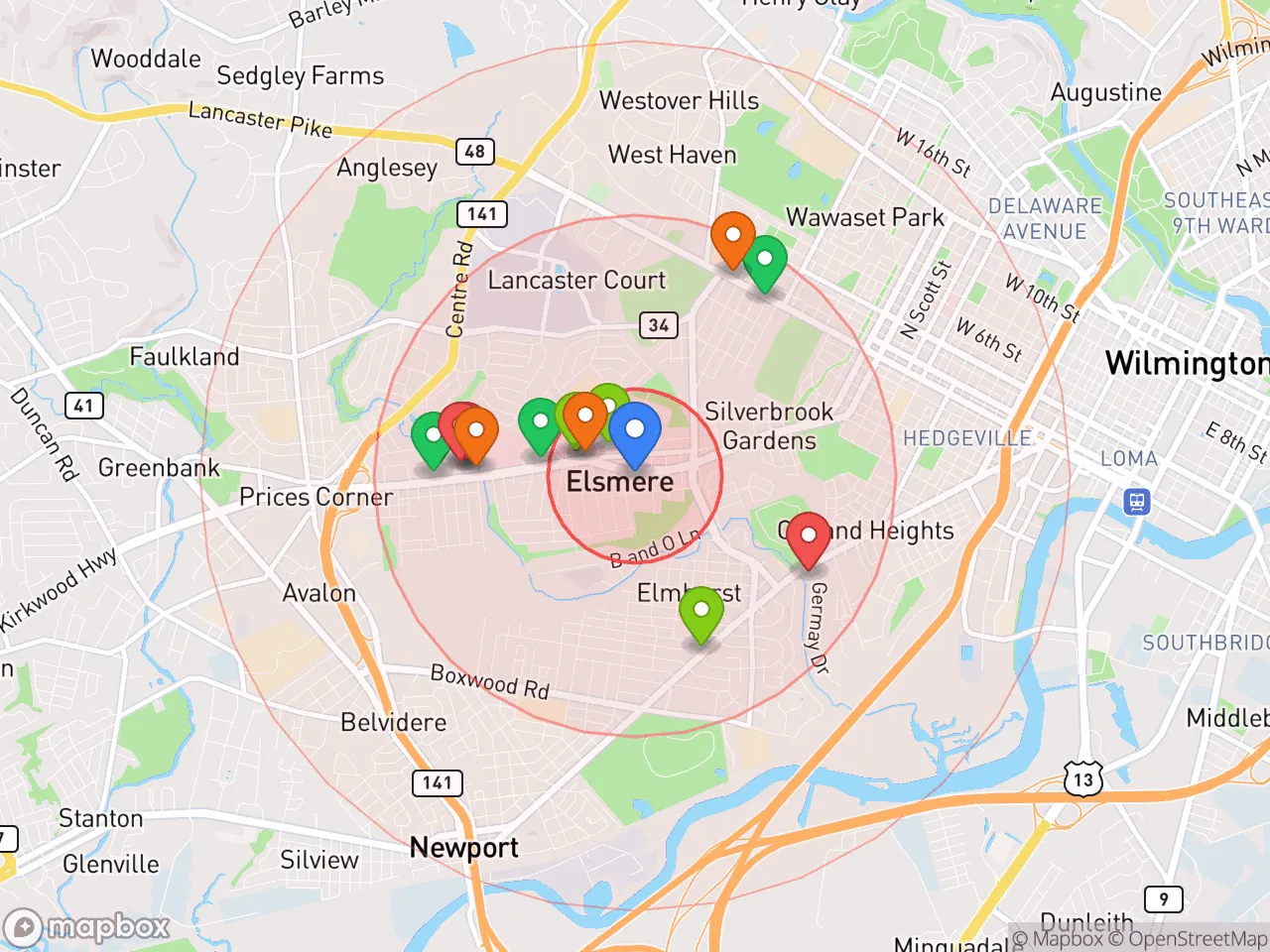 Hood Index scan area