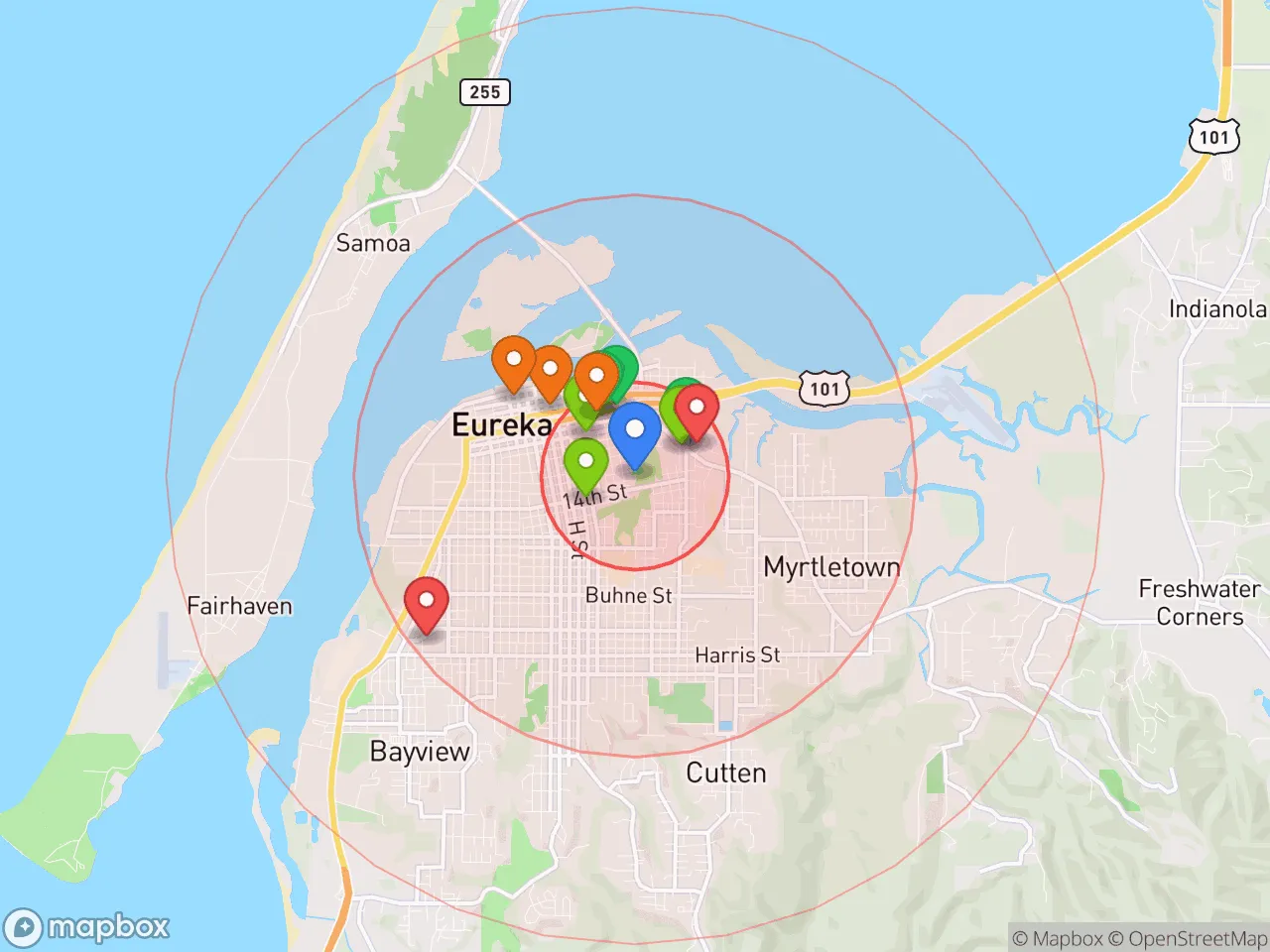 Hood Index scan area