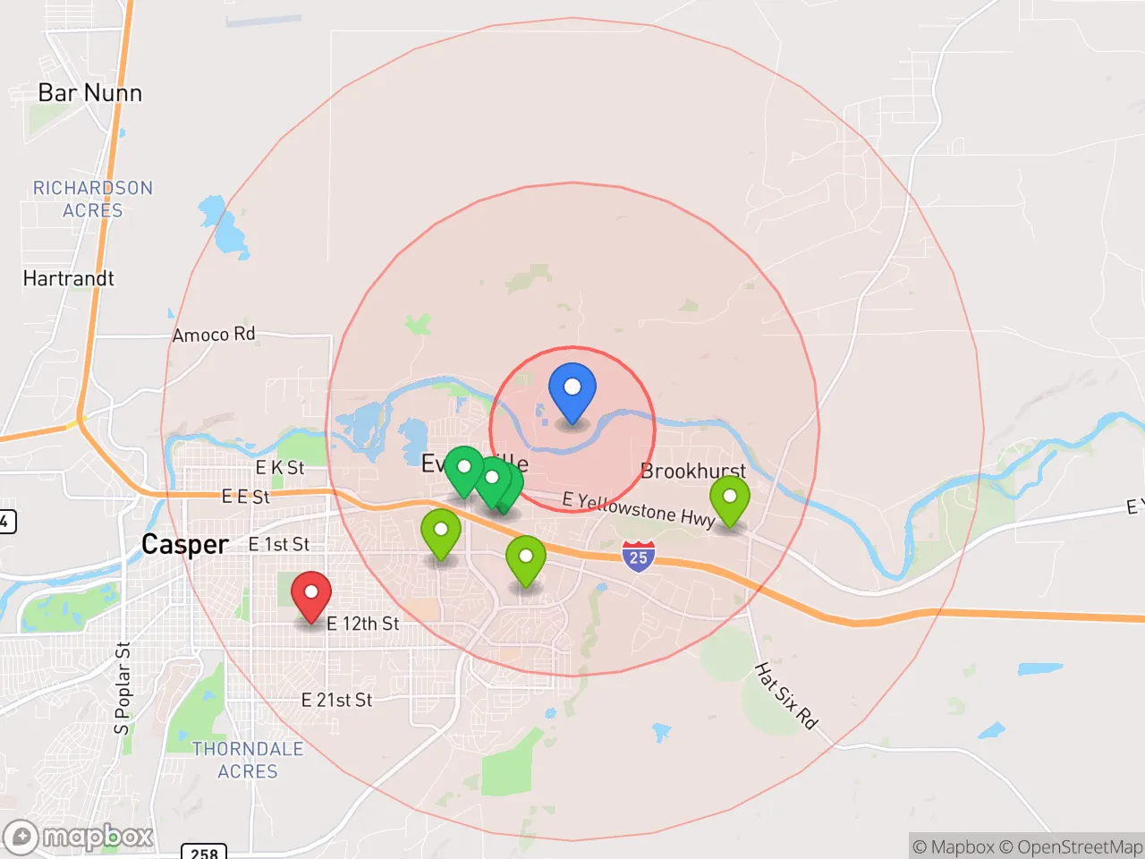 Hood Index scan area