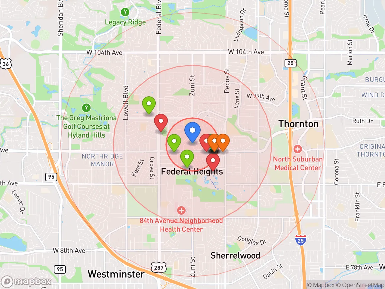 Hood Index scan area