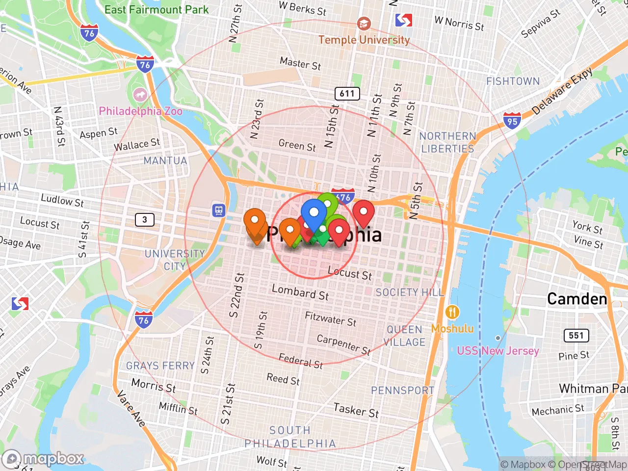 Hood Index scan area