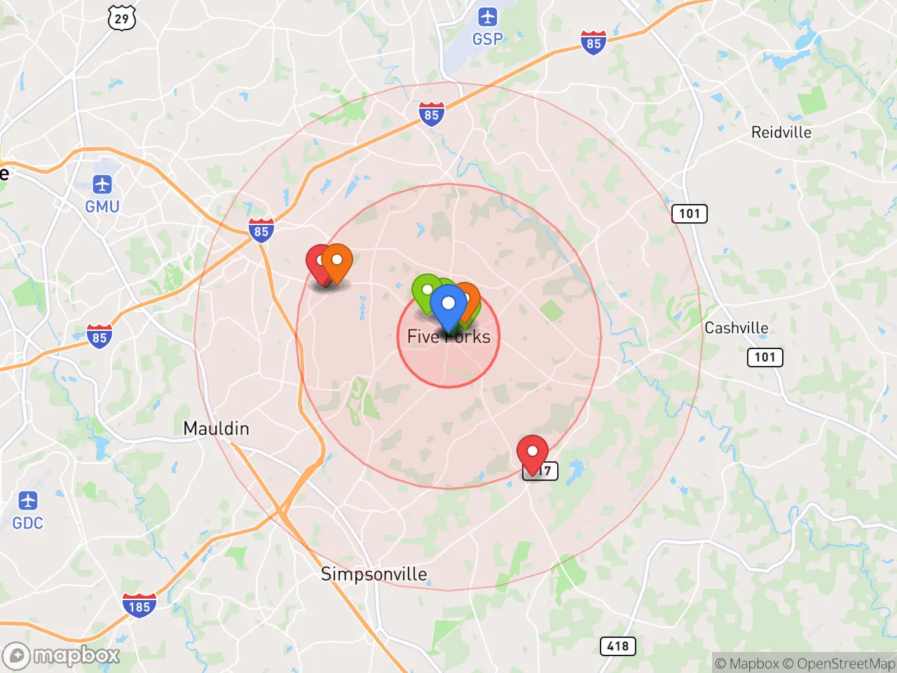 Hood Index scan area