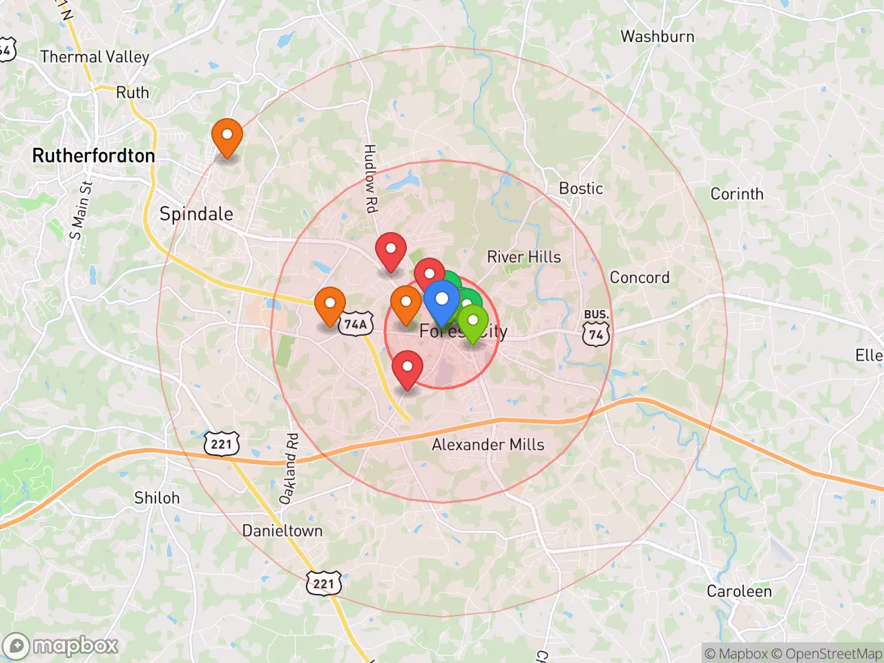 Hood Index scan area