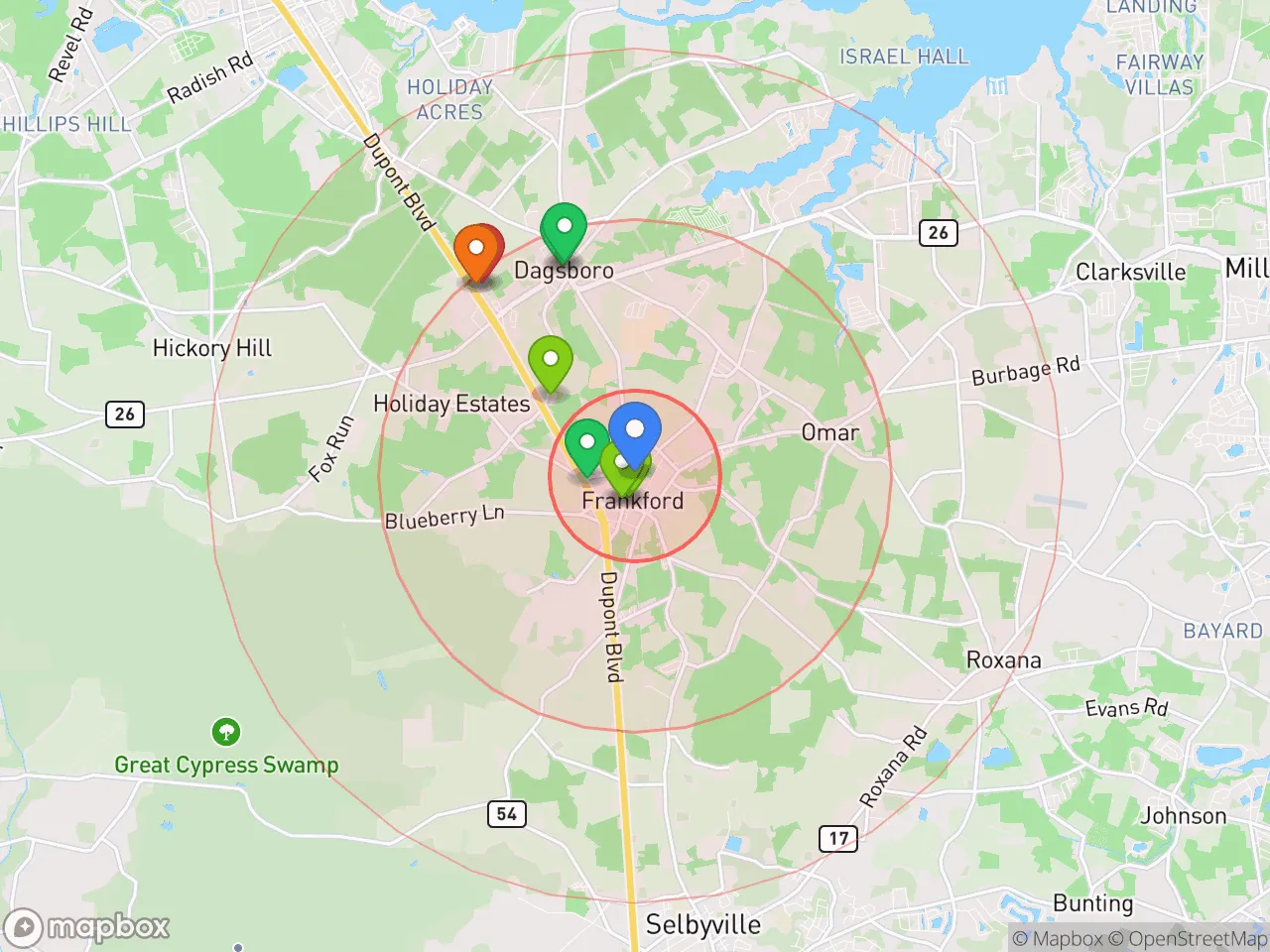 Hood Index scan area