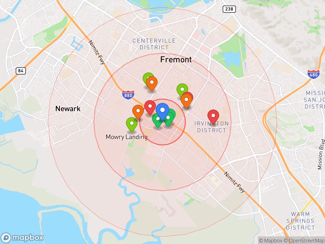 Hood Index scan area