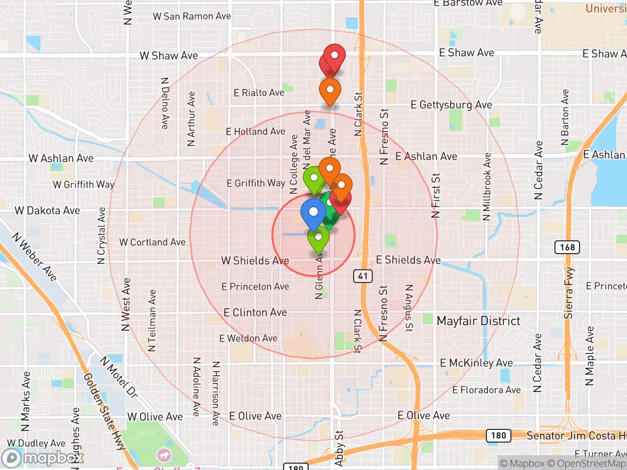 Hood Index scan area