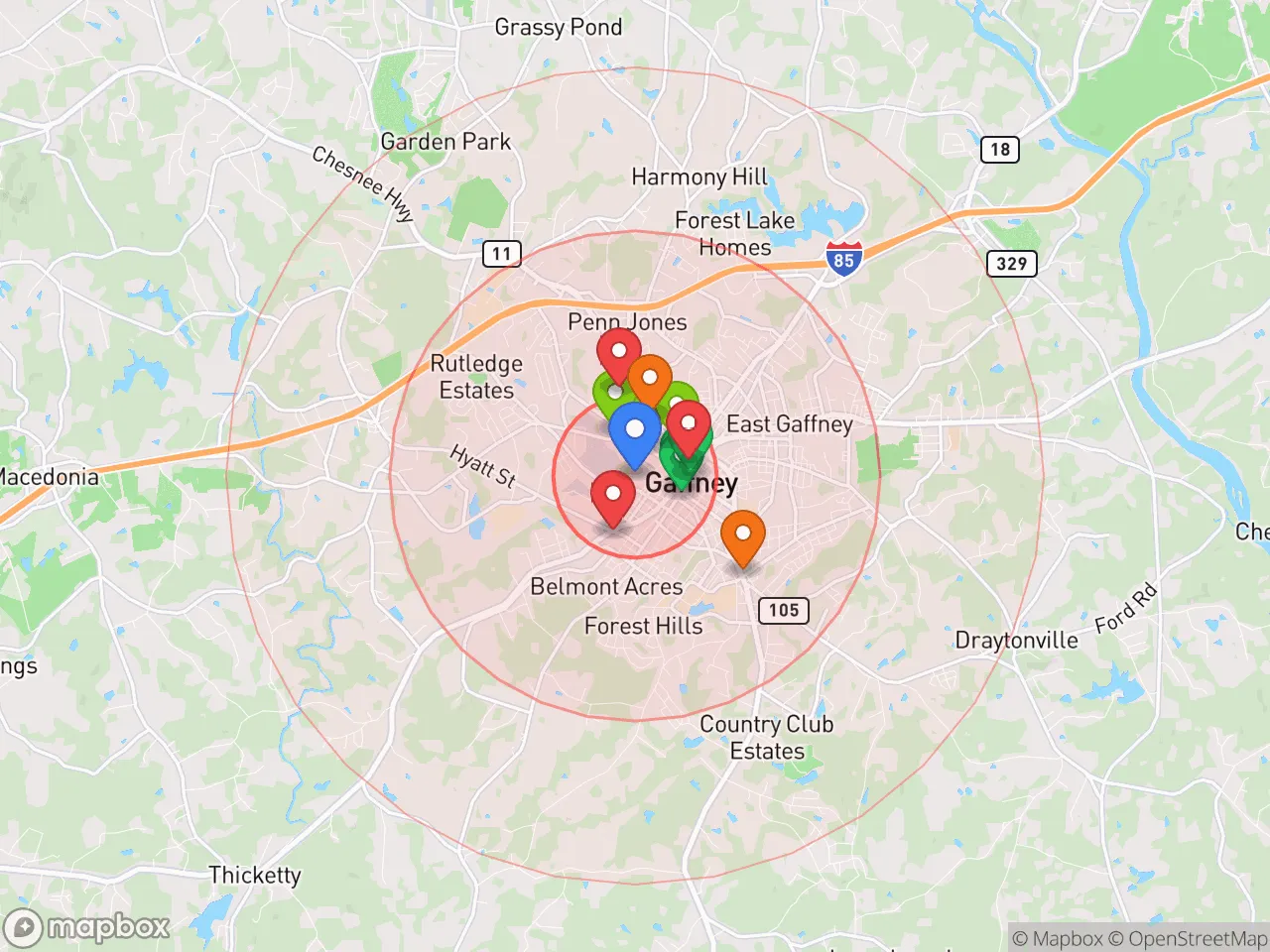 Hood Index scan area