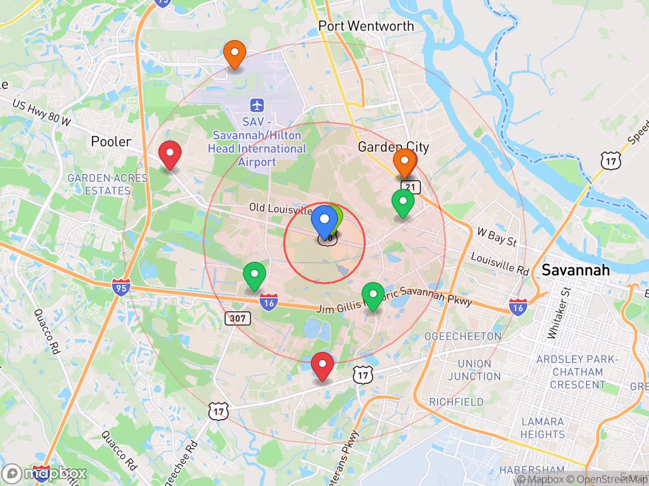 Hood Index scan area