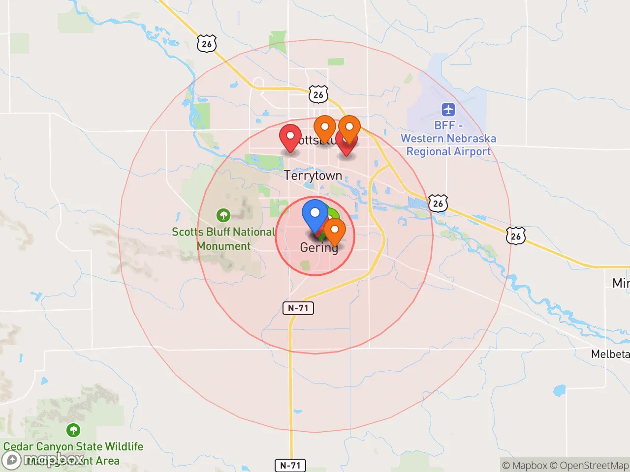 Hood Index scan area