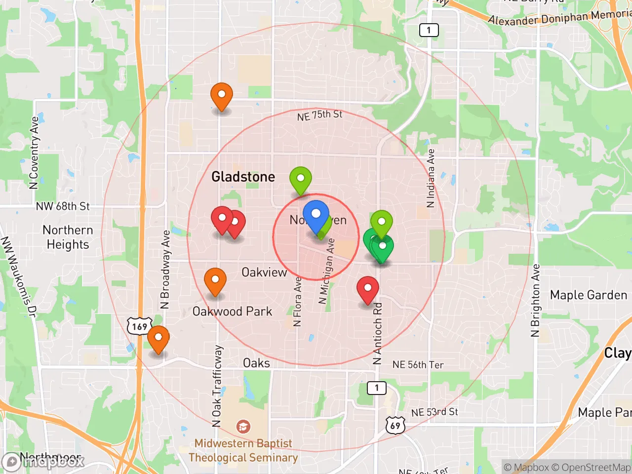 Hood Index scan area