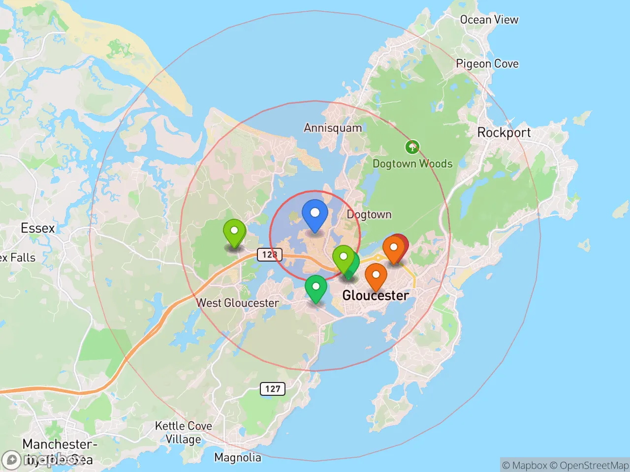 Hood Index scan area