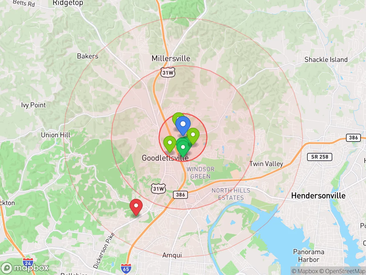 Hood Index scan area