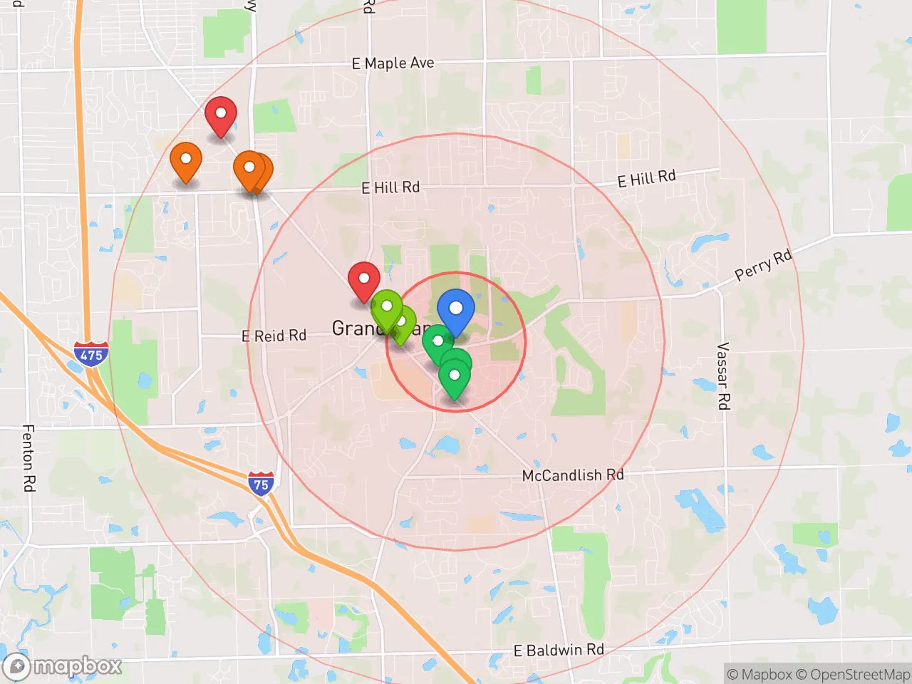 Hood Index scan area