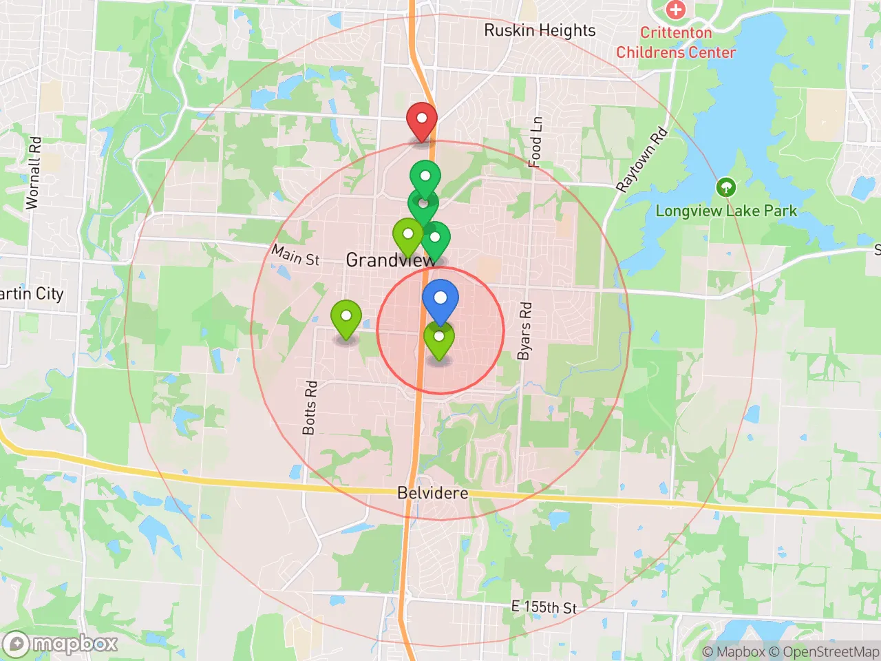 Hood Index scan area