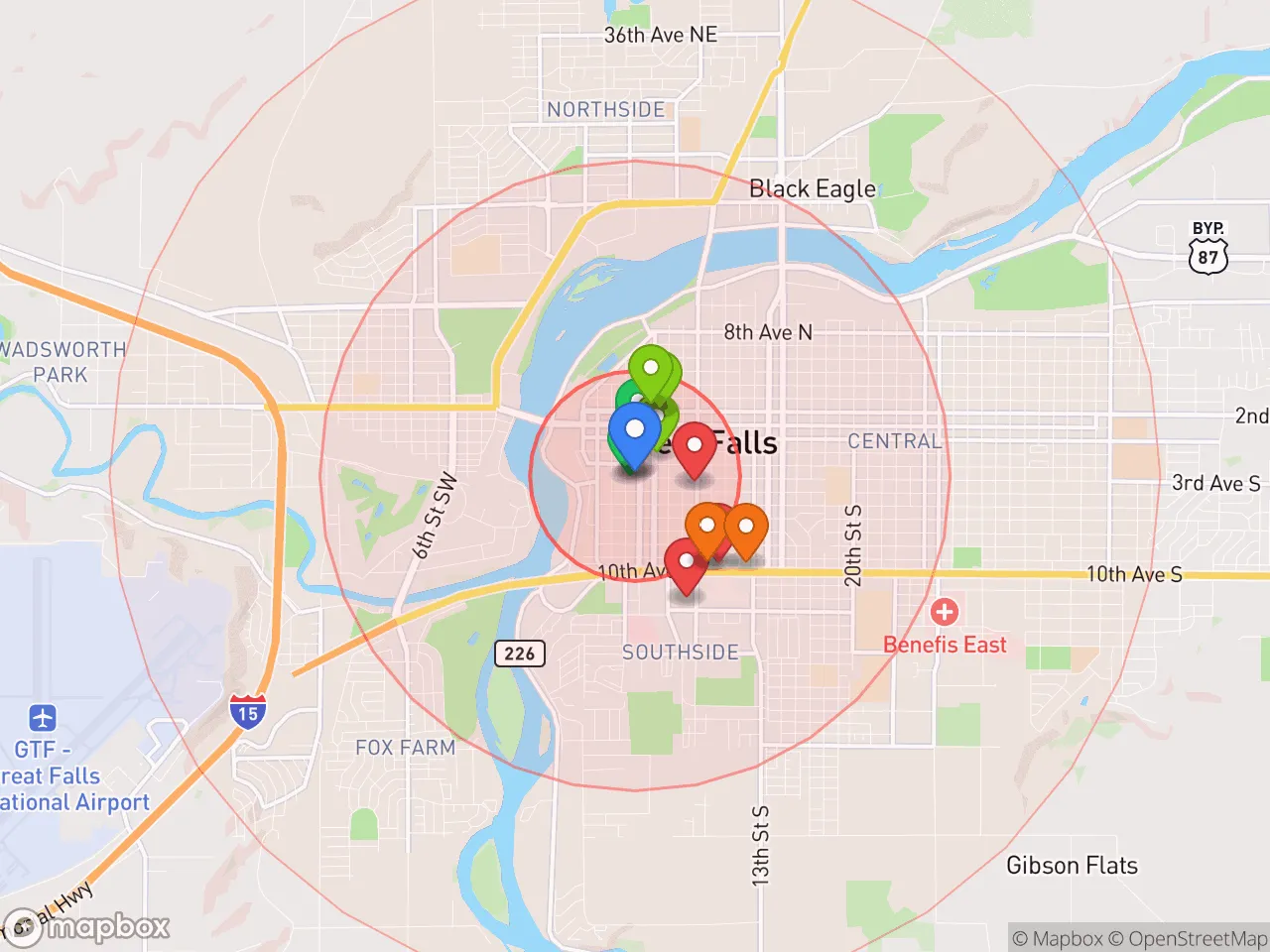 Hood Index scan area