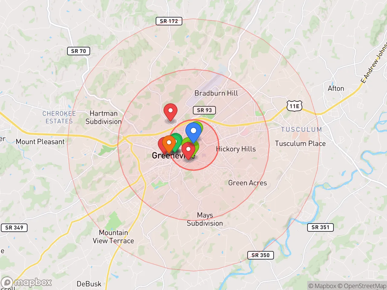 Hood Index scan area