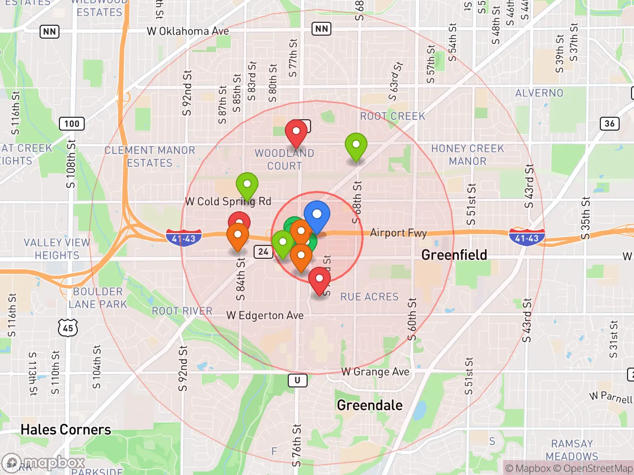 Hood Index scan area