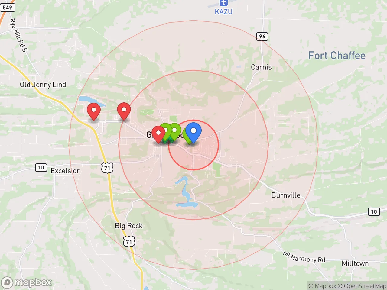 Hood Index scan area