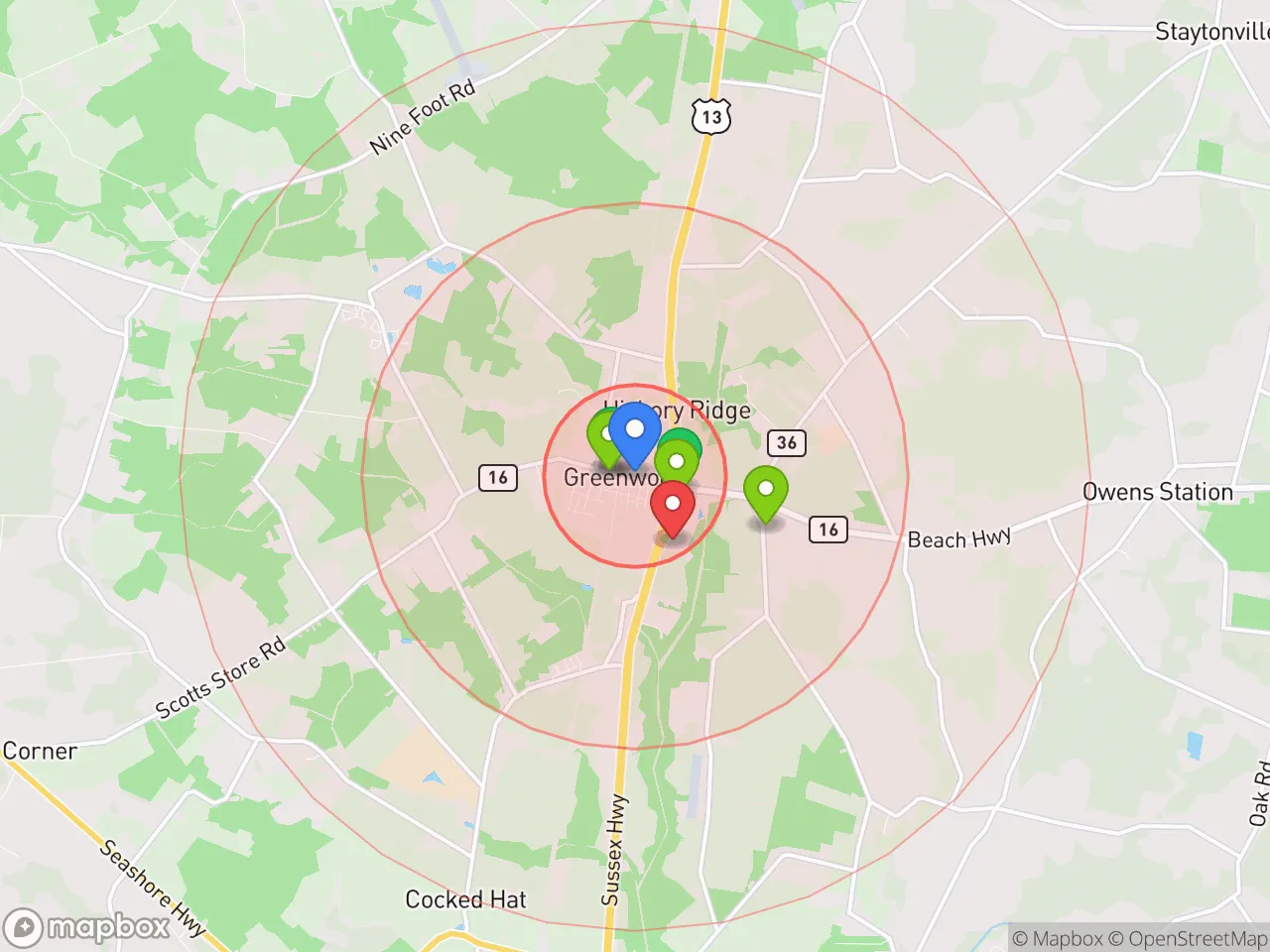 Hood Index scan area