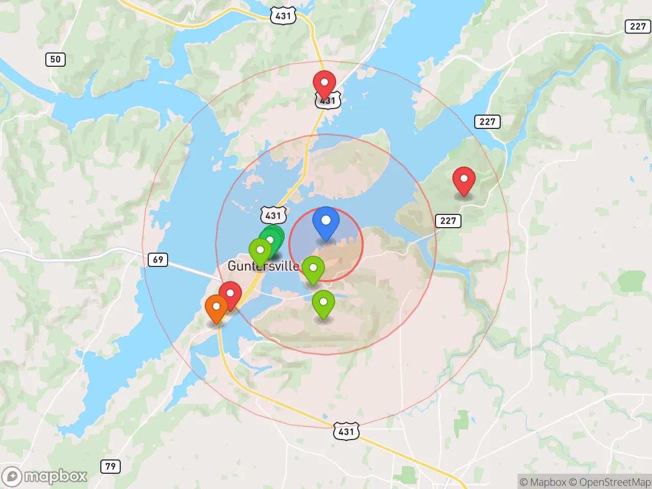 Hood Index scan area