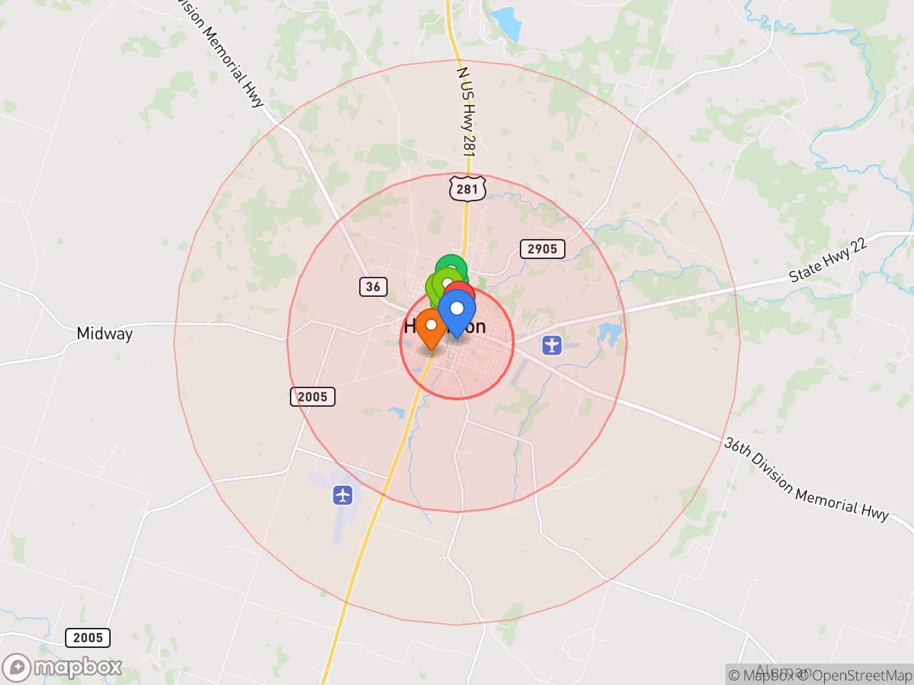 Hood Index scan area