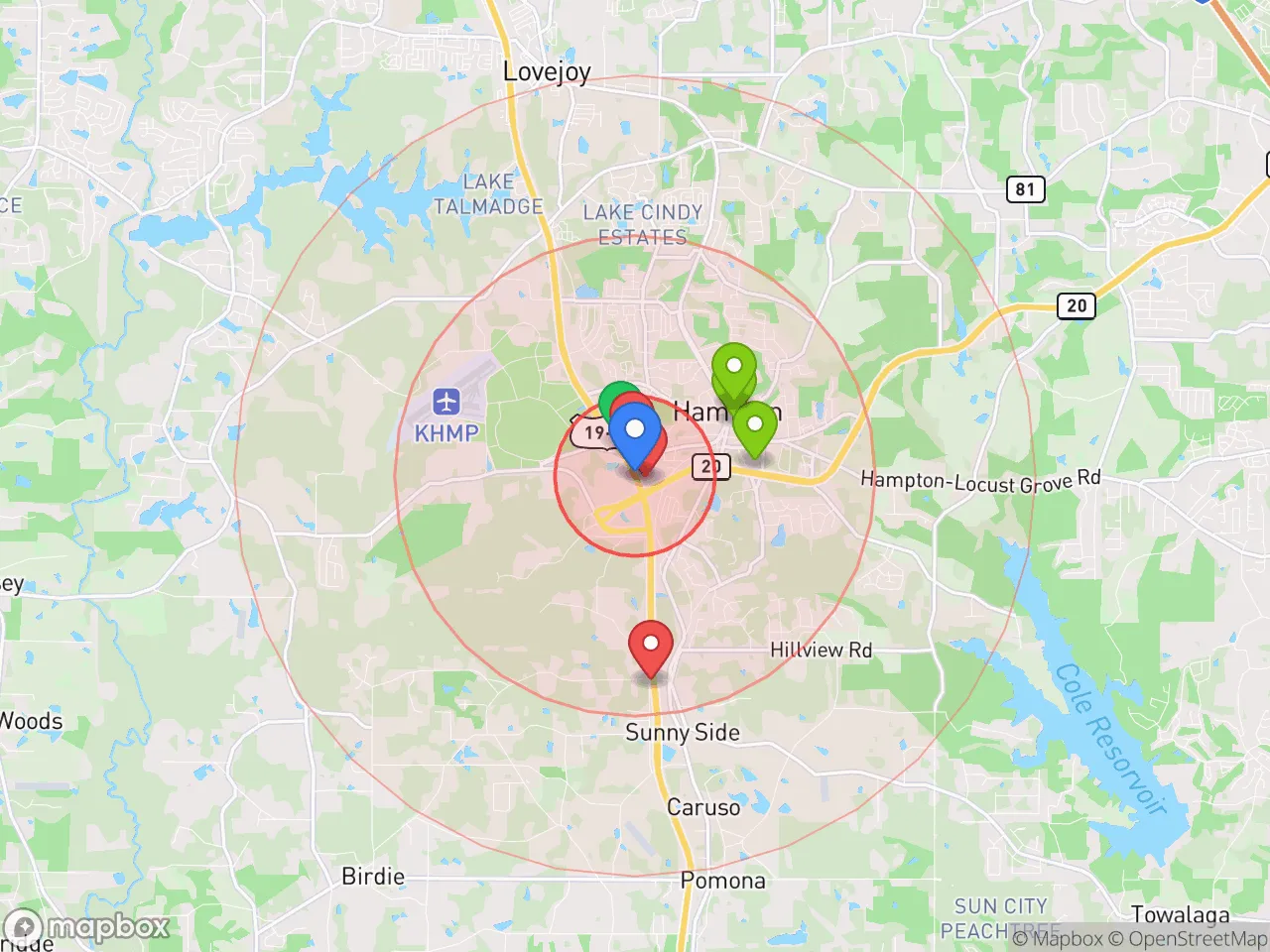 Hood Index scan area