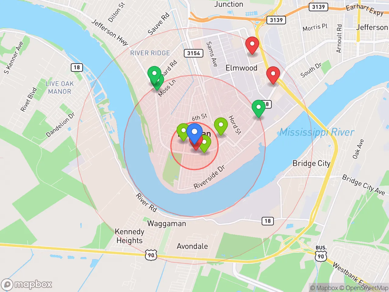 Hood Index scan area