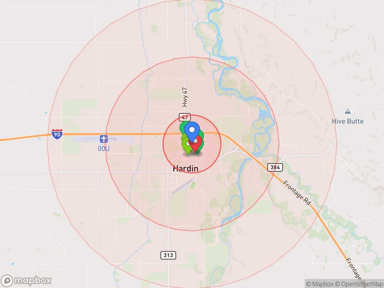 Hood Index scan area
