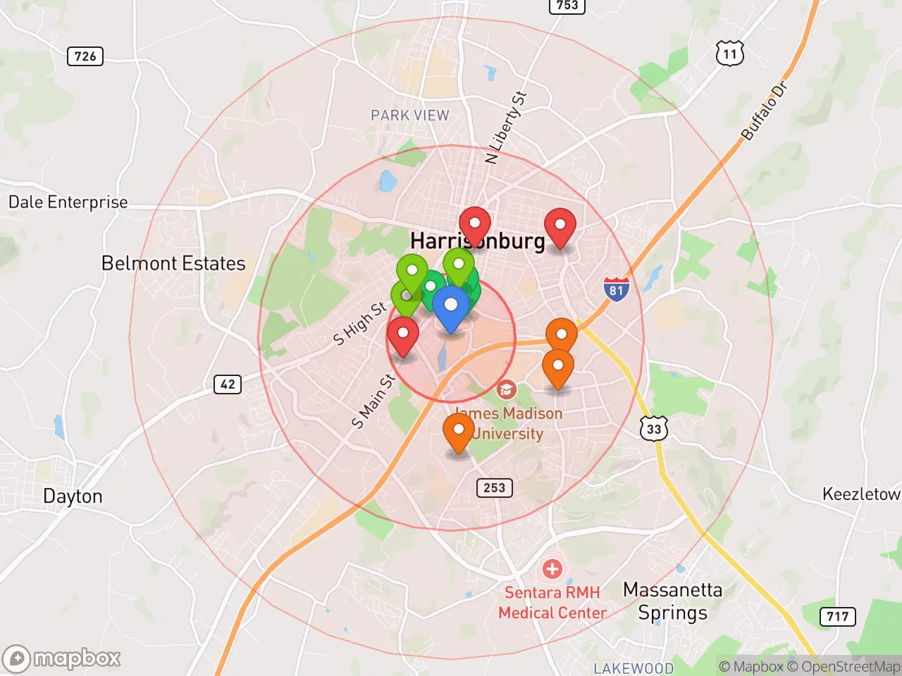 Hood Index scan area