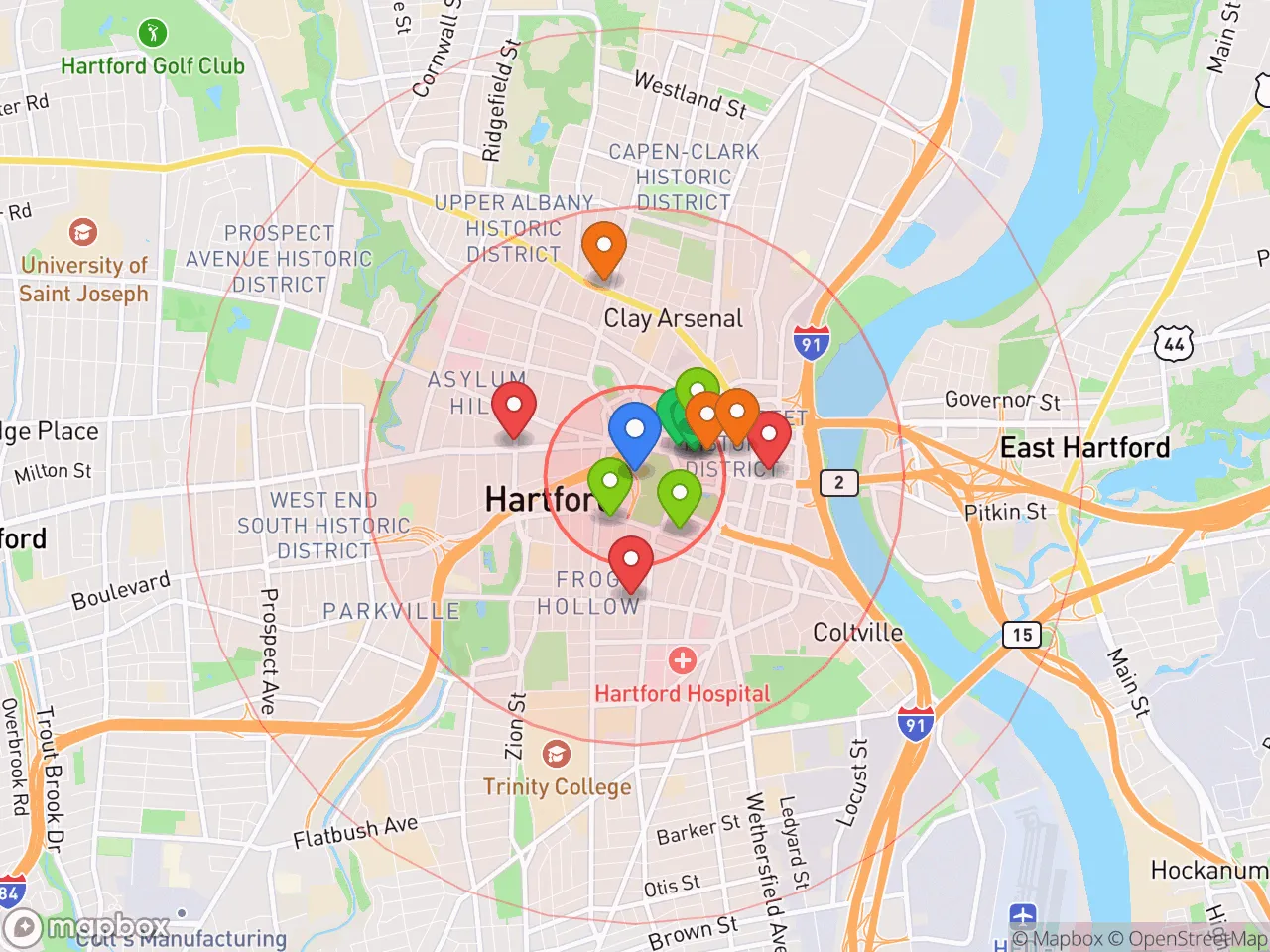 Hood Index scan area