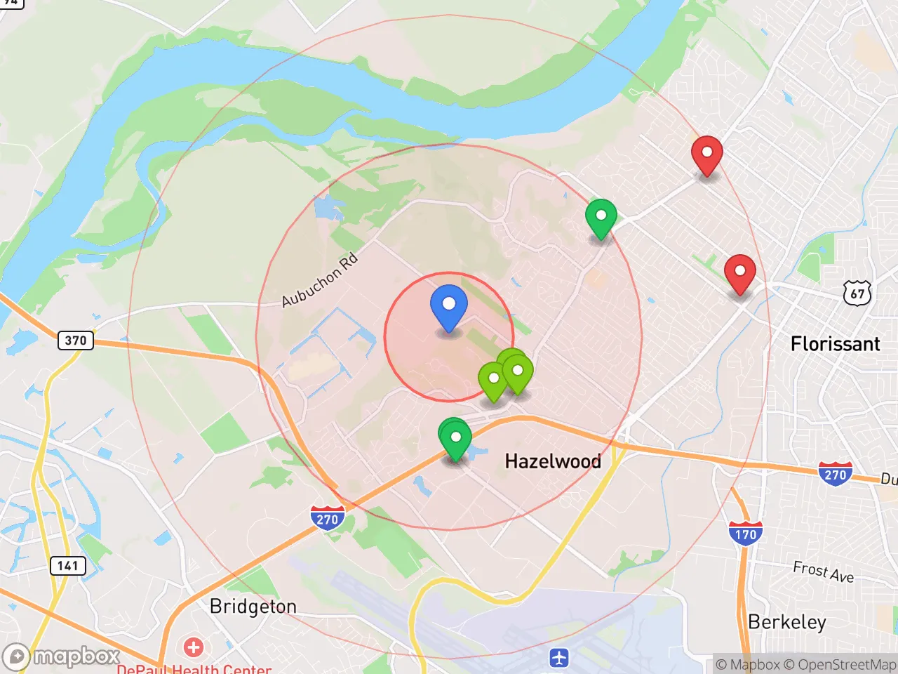 Hood Index scan area