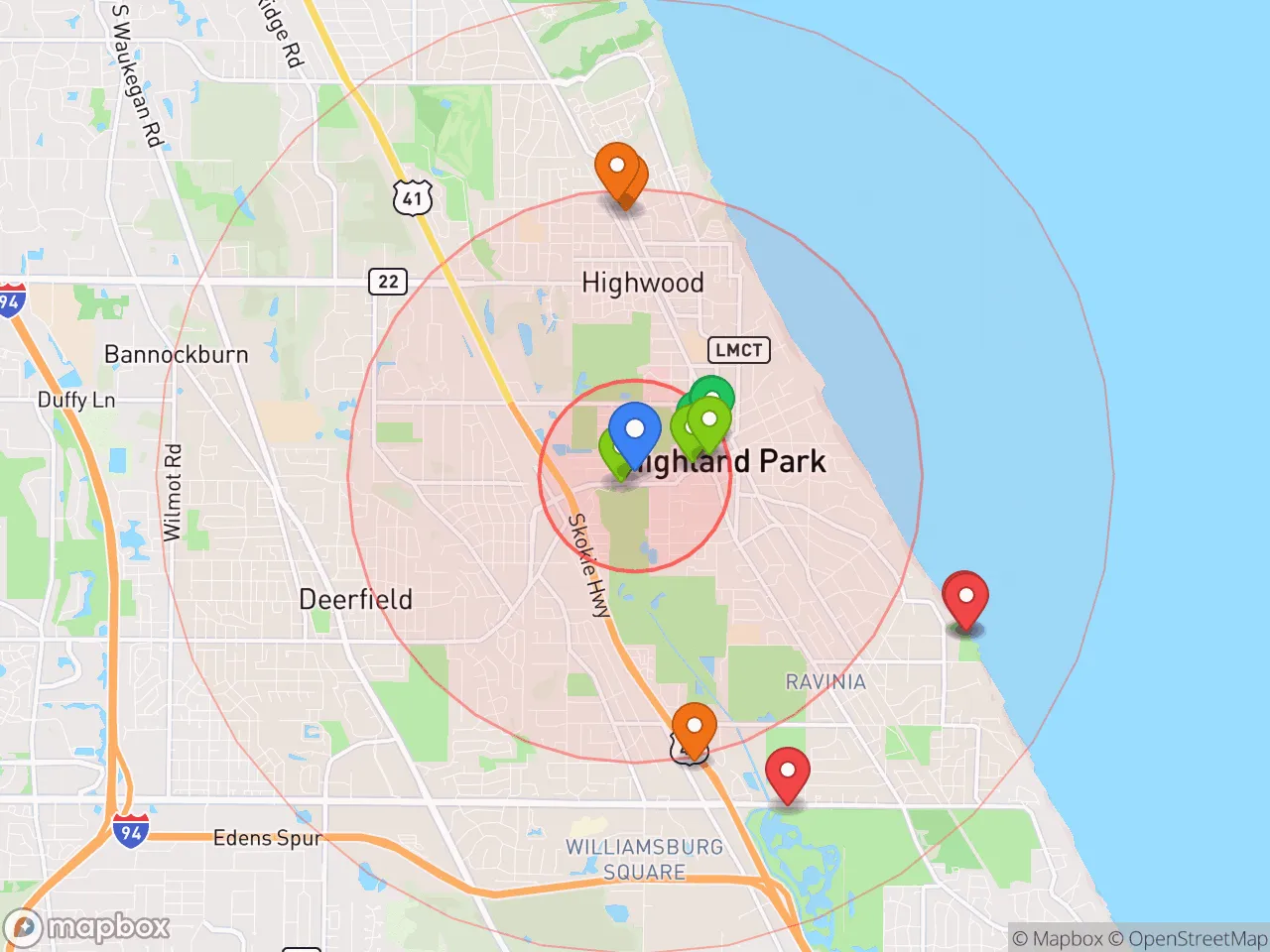Hood Index scan area