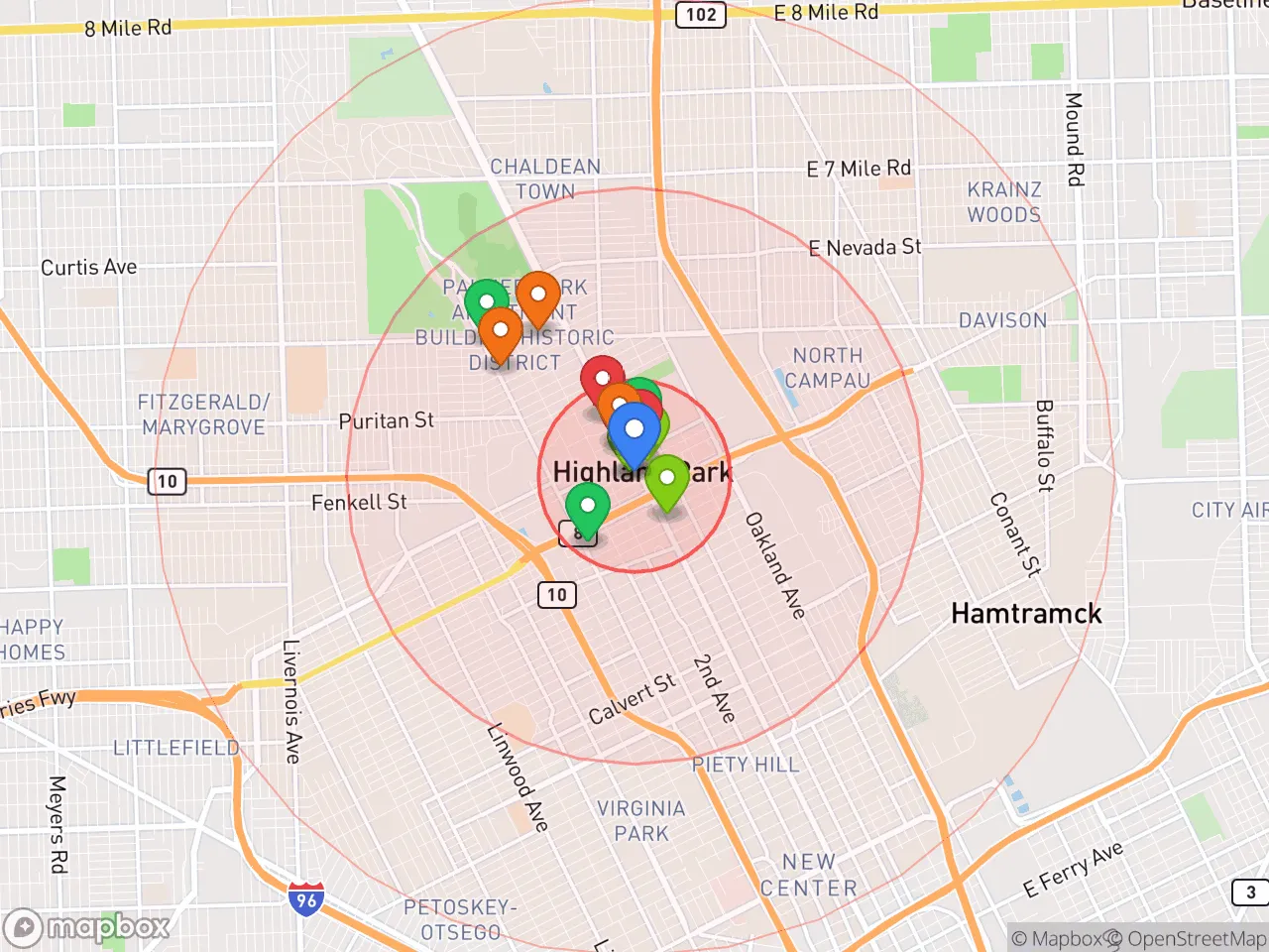 Hood Index scan area