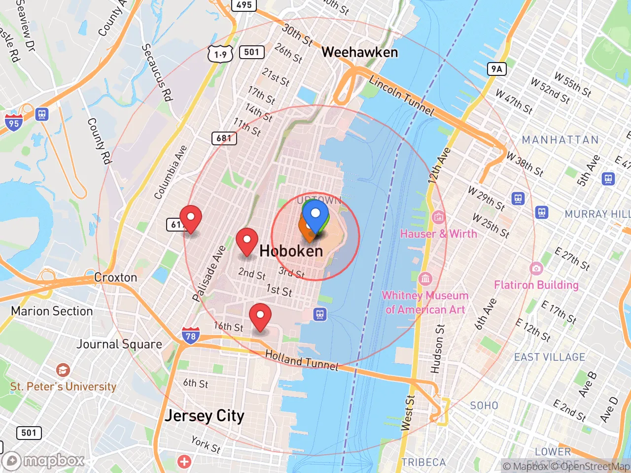 Hood Index scan area