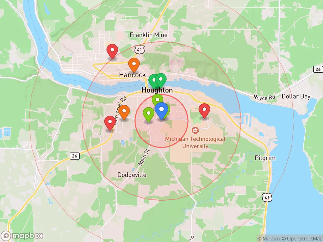 Hood Index scan area