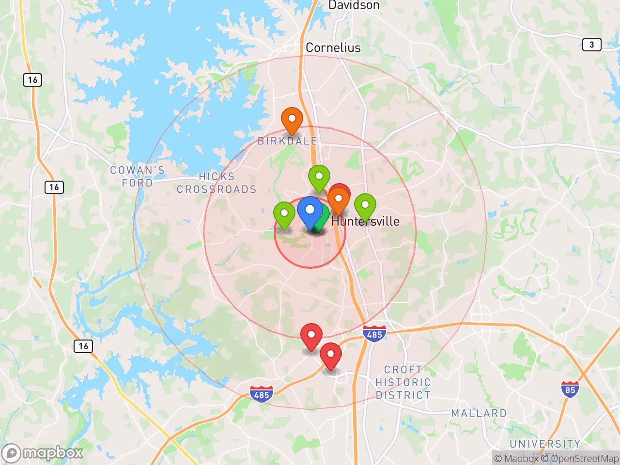 Hood Index scan area